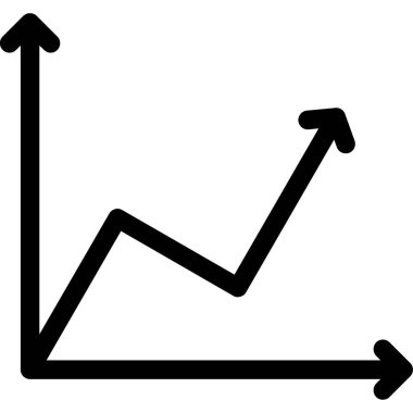 iş grafik çizelgesi simgesi ana hat biçiminde