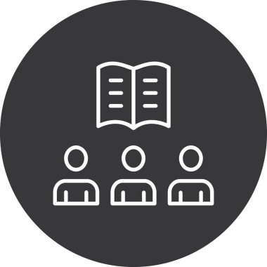 kitap simgesi vektör illüstrasyonu