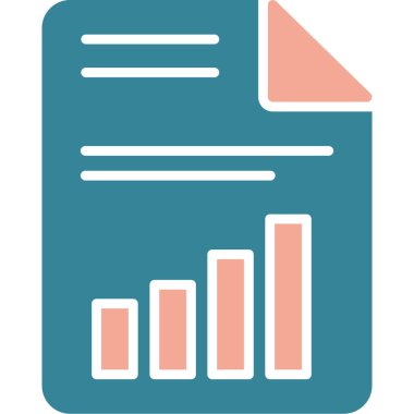 Veri analizi. Web simgesi basit illüstrasyon