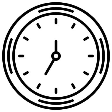 saat saat saat simgesi ana hat biçiminde