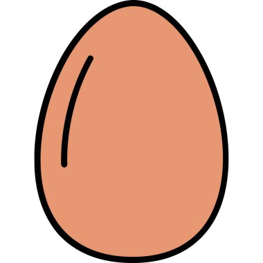 Tavuk yumurtası ikonu. özet tavuk yumurtası vektör simgesi izole edildi