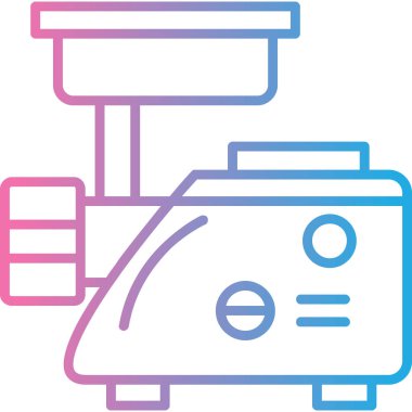 Yazıcı. Web simgesi basit illüstrasyon