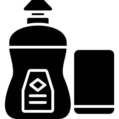 Parfüm şişesi vektör çizim