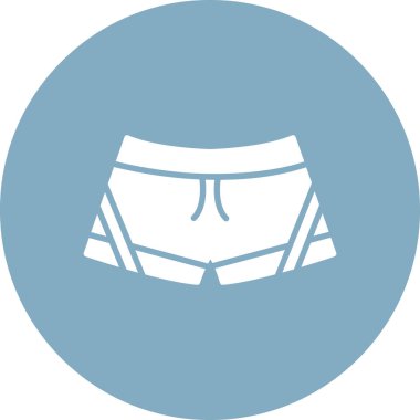 İç çamaşırı. Web simgesi basit illüstrasyon