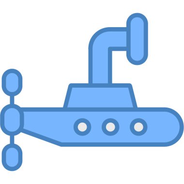 Gemi. Web simgesi basit illüstrasyon