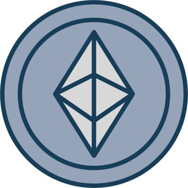 ethereum ethereum crypto para birimi simgesi