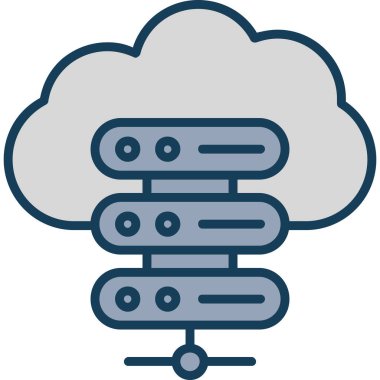 Bulut hesaplama. Web simgesi