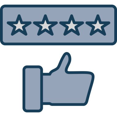 Geri besleme simgesi vektör illüstrasyonu