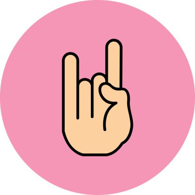 el hareketi vektör simgesi