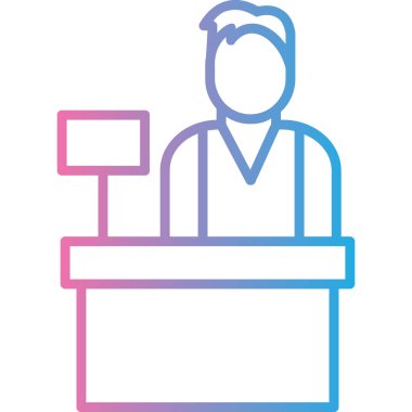 Erkek yargıç. Basit tasarım