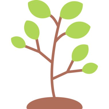 demlik vektör illüstrasyon dizaynındaki ağaç