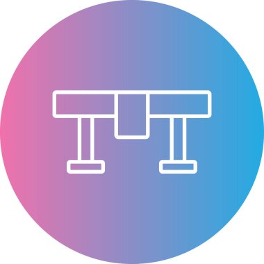 Modern b 'nin vektör illüstrasyonu eksik simgesi