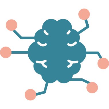 Virüs. Web simgesi basit illüstrasyon
