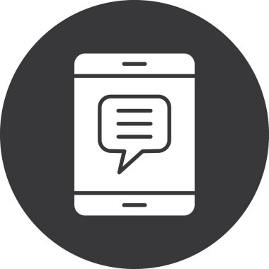 cep telefonu ikonu vektör illüstrasyonu