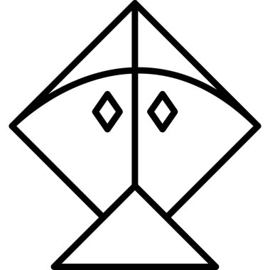 Siyah ve beyaz simgesinin vektör illüstrasyonu