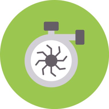 Bomba düz vektör simgesi