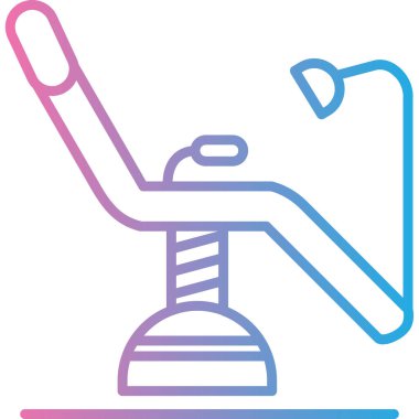 Sandalye. Web simgesi basit illüstrasyon