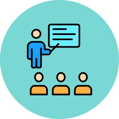 İş. Web simgesi basit illüstrasyon