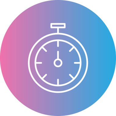 Saat simgesinin vektör illüstrasyonu