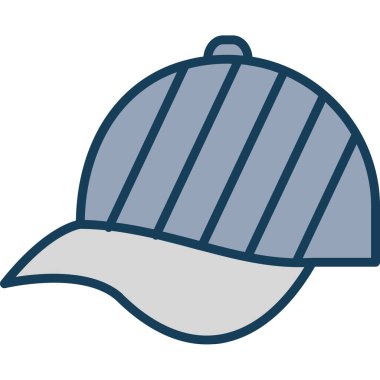 Miğfer. Web simgesi basit illüstrasyon