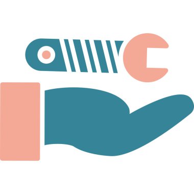 Bir kitap ikonu vektör illüstrasyonunu tutarken