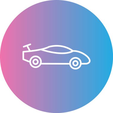 araba simgesi vektör illüstrasyonu