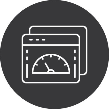 Modern simgenin vektör illüstrasyonu