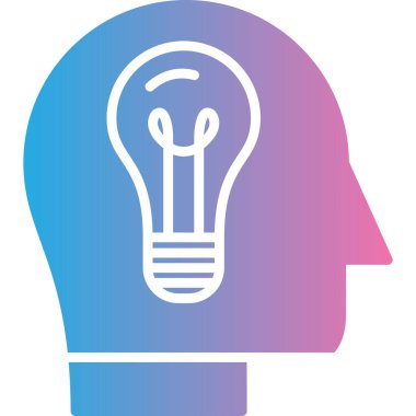 Ampul. Web simgesi basit illüstrasyon