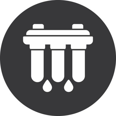 Duş banyo düz vektör simgesi