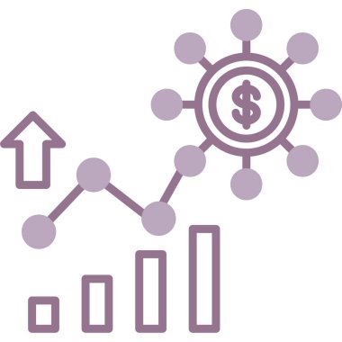 grafik büyümesi. Web simgesi