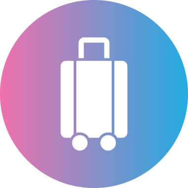 Seyahat simgesinin vektör illüstrasyonu