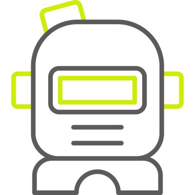 robot. Web simgesi basit tasarım