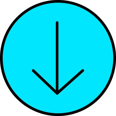 ok yönü simgesi doldurulmuş - taslak biçimi