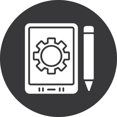 Ayarlama. Web simgesi basit illüstrasyon