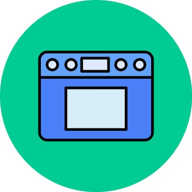 oven web icon simple illustration