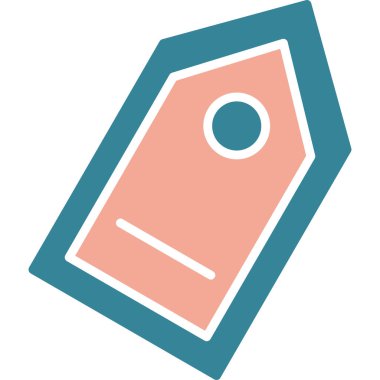 etiket simgesi vektör illüstrasyonu