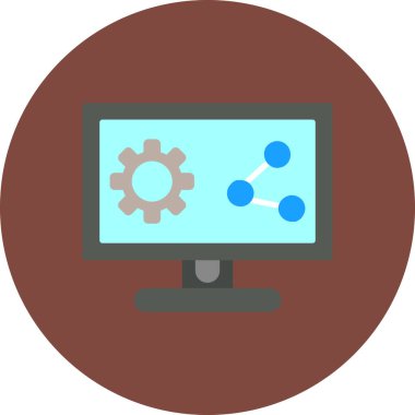 seo modern simgesinin vektör illüstrasyonu