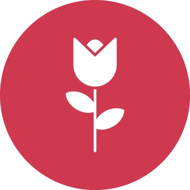 çiçek simgesi vektör illüstrasyonu