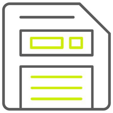 dosya simgesi, vektör illüstrasyonu