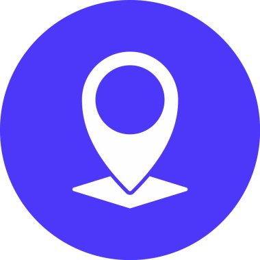 Harita işaretleyici. Basit resimleme