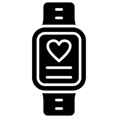 kalp saati simgesi, basit biçim