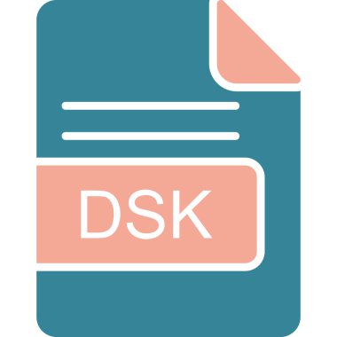 dosya biçimi simgesi, vektör illüstrasyonu