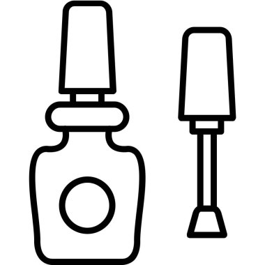 şişe ikonu vektör illüstrasyonu