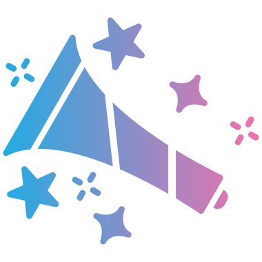 Gökyüzü vektör çiziminde uzay roketi olan renk çizgisi yıldızları