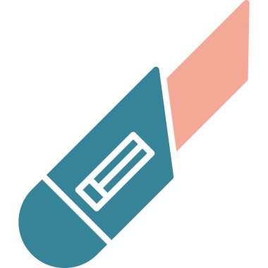 Kalem. Web simgesi basit illüstrasyon