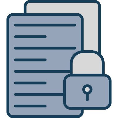 ikon vektör illüstrasyonunu kilitle