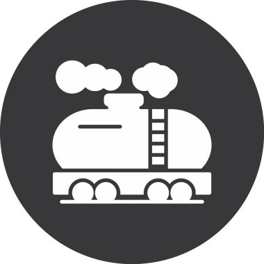 tren simgesi vektör illüstrasyonu