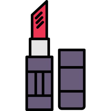 Ruj izi. Web simgesi basit illüstrasyon