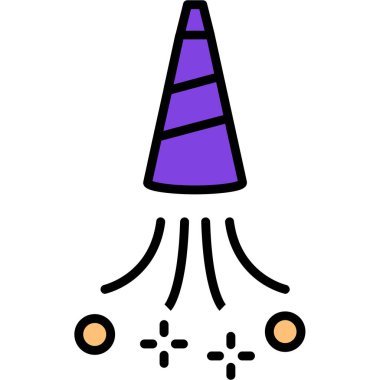 Cadılar Bayramı simgesi, vektör illüstrasyon tasarımı