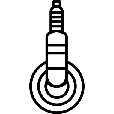 Fiş. Web simgesi basit illüstrasyon